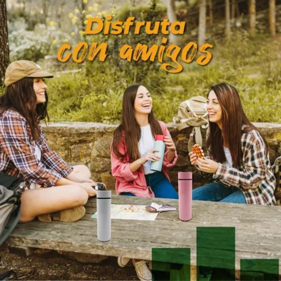 Miniatura 11 de Termo Digital Inteligente De Acero Inox